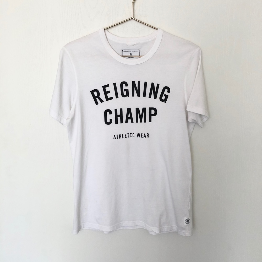 White Logo Tee - Reigning Champ